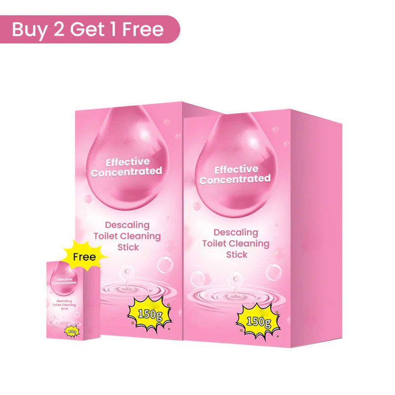 Concentrated Descaling Toilet Cleaning Stick - Eliminates Limescale & Bacteria with 7-Day Continuous Protection