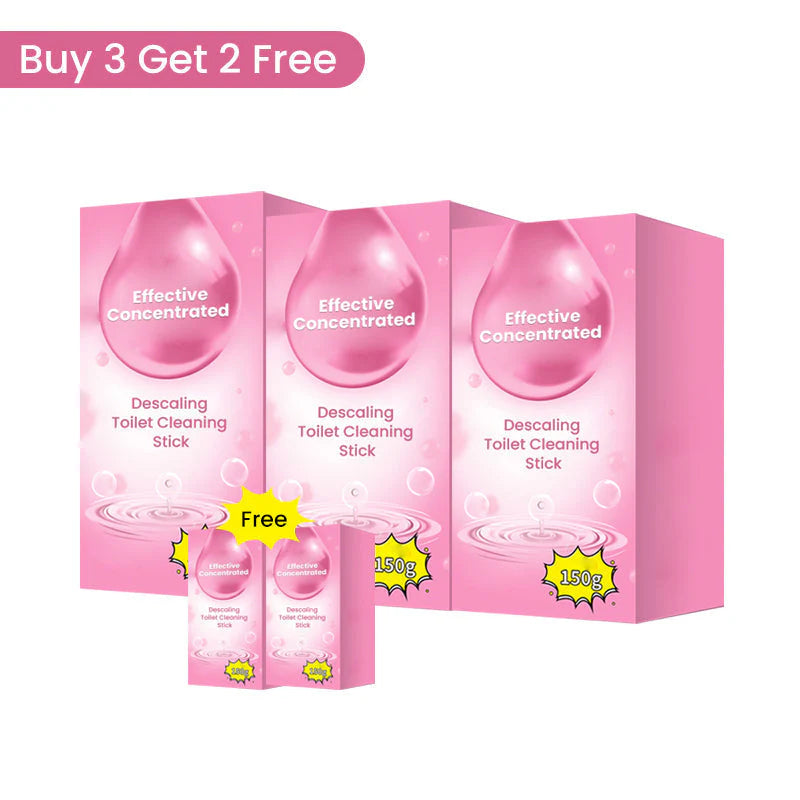 Concentrated Descaling Toilet Cleaning Stick - Eliminates Limescale & Bacteria with 7-Day Continuous Protection