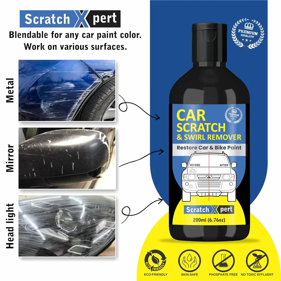 ScratchXpert Car Scratch Removal Cream - Restores Your Car Shine Instantly ENG
