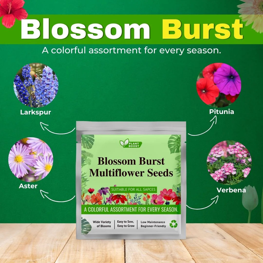 Plant Boost Combo (3 Plant Boost Packs with FREE 2 Flower Seed Packs)