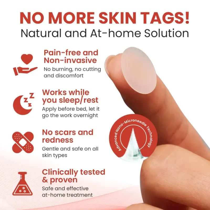 Derma Smooth Skin Tag Removal Patch | Secret to Spotless Skin